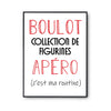 Affiche Collection de Figurines C'est ma Routine - Planetee