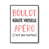 Affiche Réalité Virtuelle C'est ma Routine - Planetee