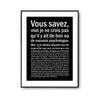 Affiche Psychologue Bon ou Mauvais - Planetee