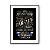 Affiche République Tchèque Femme Parfaite