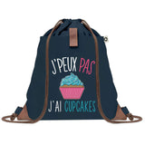 sac a dos bleu coton recycle avec pochette idee cadeau originale pour collegue ami prof ou membre de la famille cadeau mixte noel anniversaire secret santa ou depart au travail sac leger pratique et ecologique design breton moderne