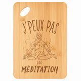 Planche bambou gravée personnalisée femme homme idée cadeau Fête des Mères Fête des Pères apéro papa maman prénom cuisine plateau fromage