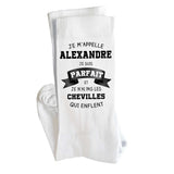 Chaussettes originales en coton, idée cadeau drôle tendance mère maman papa père mamie papi anniversaire noel 