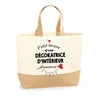 Sac Jute Fête des Mères Fêtes des Pères Mamie Papi Famille Idée Cadeau anniversaire Noël Travail Boulot Métier Départ Retraite Collègue Femme Homme
