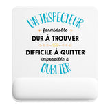 Tapis de souris ergonomique avec repose-poignet, accessoire bureau pour femme et homme, fête des pères, cadeau pas cher, idée cadeau fête des mères, secret santa, départ à la retraite, télétravail et gaming