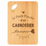 Planche bambou gravée personnalisée homme idée cadeau Fête des Pères apéro 30×20 prénom cuisine plateau fromage anniversaire noel papa papi 