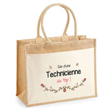 Sac Fête des Mères Mamie MAman Soeur Femme Famille Idée Cadeau anniversaire Noël Travail Boulot Métier Départ Retraite Collègue Femme cabas shopping plage