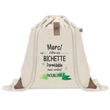 Sac à dos avec pochette Merci Bichette Inoubliable Femme