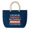 Sac de plage Bleu anse corde Murielle Parfaite