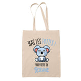 Sac tote bag réutilisable coton shopping Fête des Mères Mamie Famille Idée Cadeau anniversaire Noël Travail Boulot Métier Départ Retraite Collègue Femme