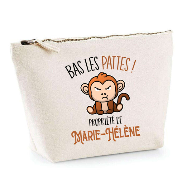 Trousse pochette de rangement maquillage Fête des Mères Mamie Famille Idée Cadeau anniversaire Noël Travail Boulot Métier Départ Retraite Collègue Femme