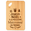 Planche à découper cadeau Noël famille amis papa maman mamie papi, idée cadeau apéro et cuisine, Secret Santa