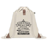 Sac à dos avec pochette Restaurateur Ministère de la Magie