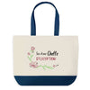 Sac de shopping bleu Cheffe d'exception