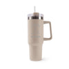 Mug isotherme Beige Méditation Renard J'peux pas