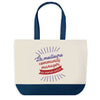 Sac de shopping bleu Community Manager Meilleure du Monde