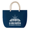 Sac de plage Bleu anse corde Course d'Orientation Légende Humour Geek