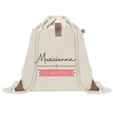 Sac à dos avec pochette Musicienne en Vacances
