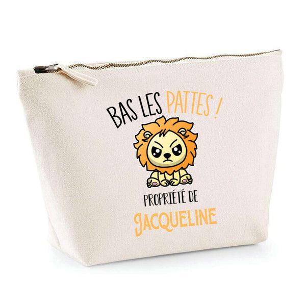Trousse pochette de rangement maquillage Fête des Mères Mamie Famille Idée Cadeau anniversaire Noël Travail Boulot Métier Départ Retraite Collègue Femme
