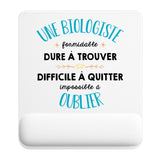 Tapis de souris ergonomique avec repose-poignet, accessoire bureau pour femme et homme, fête des pères, cadeau pas cher, idée cadeau fête des mères, secret santa, départ à la retraite, télétravail et gaming