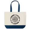 Sac de shopping bleu Adrien Homme Mythe Légende étoile