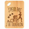 Planche bambou gravée personnalisée femme homme idée cadeau Fête des Mères Fête des Pères apéro papa maman prénom cuisine plateau fromage