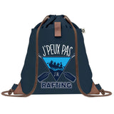 sac a dos bleu coton recycle avec pochette idee cadeau originale pour collegue ami prof ou membre de la famille cadeau mixte noel anniversaire secret santa ou depart au travail sac leger pratique et ecologique design breton moderne