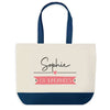 Sac de shopping bleu Sophie en Vacances