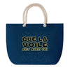 Sac de plage Bleu anse corde Voile soit avec toi