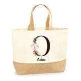 Sac Jute Fête des Mères Fêtes des Pères Mamie Papi Famille Idée Cadeau anniversaire Noël Travail Boulot Métier Départ Retraite Collègue Femme Homme