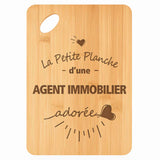 Planche bambou gravée personnalisée femme idée cadeau Fête des Mères apéro 30×20 prénom cuisine plateau fromage anniversaire noel maman mamie