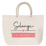Sac Fête des Mères Mamie Famille Idée Cadeau anniversaire Noël Travail Boulot Métier Départ Retraite Collègue Femme cabas shopping plage