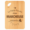 Planche bambou gravée personnalisée femme idée cadeau Fête des Mères apéro 30×20 prénom cuisine plateau fromage anniversaire noel maman mamie