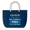 Sac de plage Bleu anse corde Yves Parfait