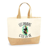 Sac Jute Fête des Mères Fêtes des Pères Mamie Papi Famille Idée Cadeau anniversaire Noël Travail Boulot Métier Départ Retraite Collègue Femme Homme