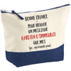 Pochette Trousse Fête des Mères Fêtes des Pères Mamie Papi Famille Idée Cadeau anniversaire Noël Travail Boulot Métier Départ Retraite Collègue Femme Homme