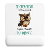 Tapis de souris ergonomique avec repose-poignet, accessoire bureau pour femme et homme, fête des pères, cadeau pas cher, idée cadeau fête des mères, secret santa, départ à la retraite, télétravail et gaming