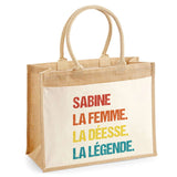 Sac Fête des Mères Mamie MAman Soeur Femme Famille Idée Cadeau anniversaire Noël Travail Boulot Métier Départ Retraite Collègue Femme cabas shopping plage