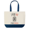 Sac de shopping bleu J'peux pas Signe Gémeaux