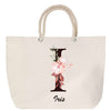 Sac Fête des Mères Mamie Famille Idée Cadeau anniversaire Noël Travail Boulot Métier Départ Retraite Collègue Femme cabas shopping plage