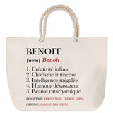 Sac Fête des Mères Mamie Famille Idée Cadeau anniversaire Noël Travail Boulot Métier Départ Retraite Collègue Femme cabas shopping plage