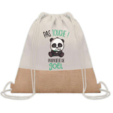 Sac Fête des Pères Papi Papa Cadeau anniversaire Noël Travail Boulot Métier Départ Retraite Collègue Homme cabas shopping plage