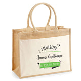 Sac Fête des Mères Mamie MAman Soeur Femme Famille Idée Cadeau anniversaire Noël Travail Boulot Métier Départ Retraite Collègue Femme cabas shopping plage