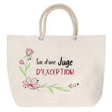Sac Fête des Mères Mamie Famille Idée Cadeau anniversaire Noël Travail Boulot Métier Départ Retraite Collègue Femme cabas shopping plage