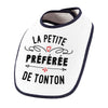 Bavoir bébé La petite préférée de Tonton - Planetee