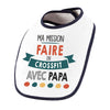 Bavoir bébé Ma mission Crossfit avec Papa - Planetee