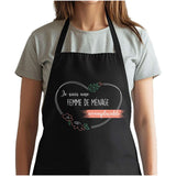 Cadeau Cuisinier cuisinière mère maman papa père mamie papi Vêtement Blouse de protection Barbecue Jardinage Tablier de Travail Tâches ménagères 