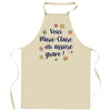 Cadeau Cuisinier cuisinière mère maman papa père mamie papi Vêtement Blouse de protection Barbecue Jardinage Tablier de Travail Tâches ménagères 