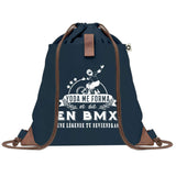 sac a dos bleu coton recycle avec pochette idee cadeau originale pour collegue ami prof ou membre de la famille cadeau mixte noel anniversaire secret santa ou depart au travail sac leger pratique et ecologique design breton moderne