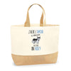 Sac Jute Fête des Mères Fêtes des Pères Mamie Papi Famille Idée Cadeau anniversaire Noël Travail Boulot Métier Départ Retraite Collègue Femme Homme